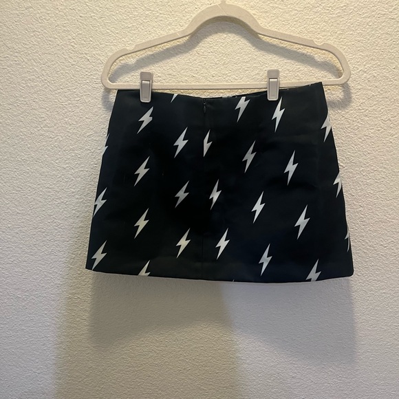 Neil Barrett lightning bolt mini skirt 40 - Picture 2 of 5